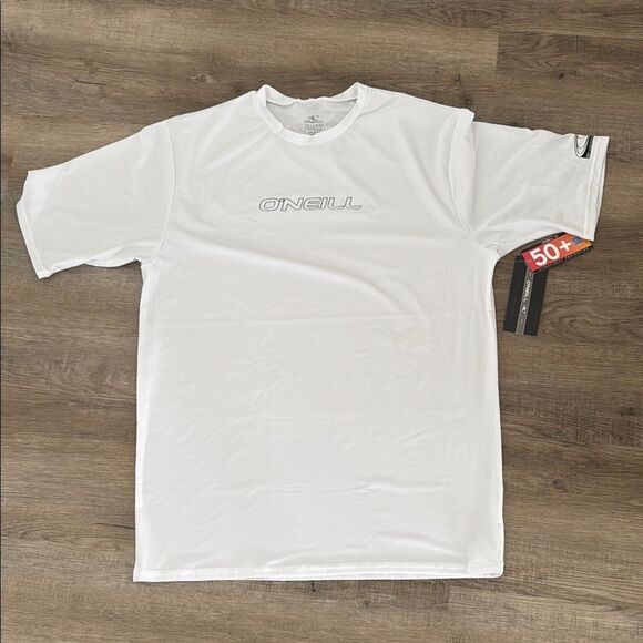 O'Neill White Short Sleeve SUN TEE NEW 2XL - Picture 1 of 3